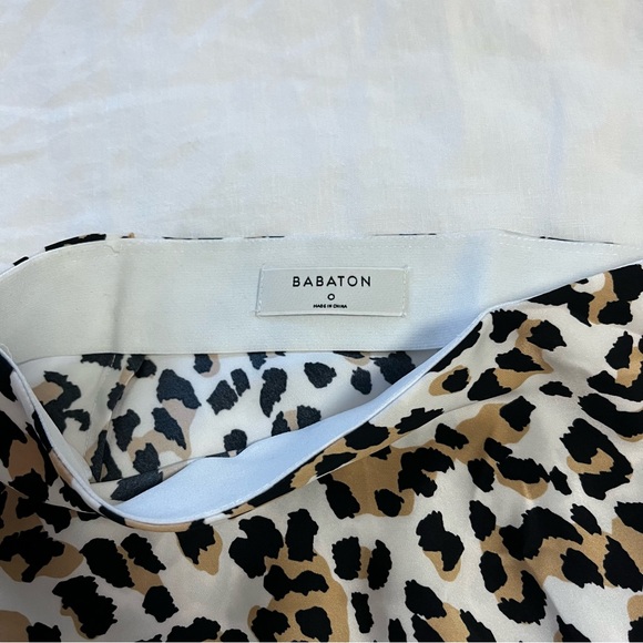 Babaton cheetah midi slip skirt - Picture 2 of 3